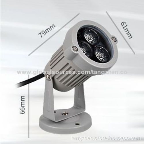 Waterproof LED Lights, LED Spotlights, 3W Outdoor Spotlights